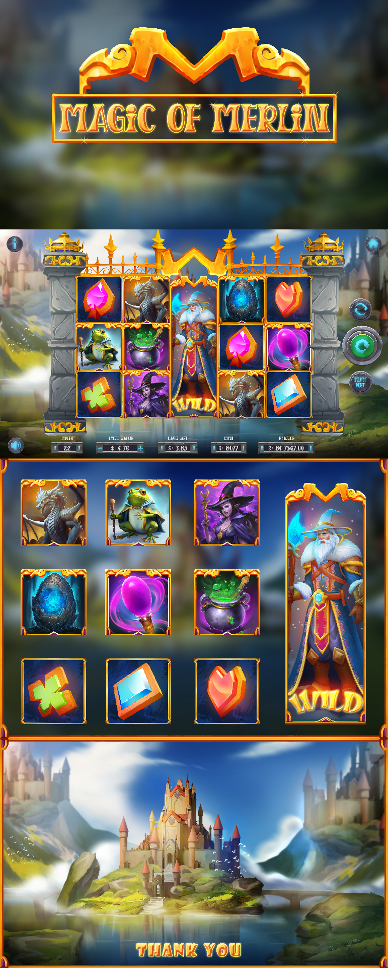 Magic of Merlin — Slot Game